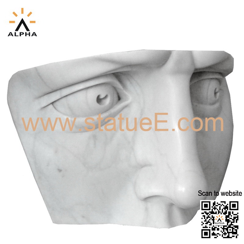 Contemporary face sculpture